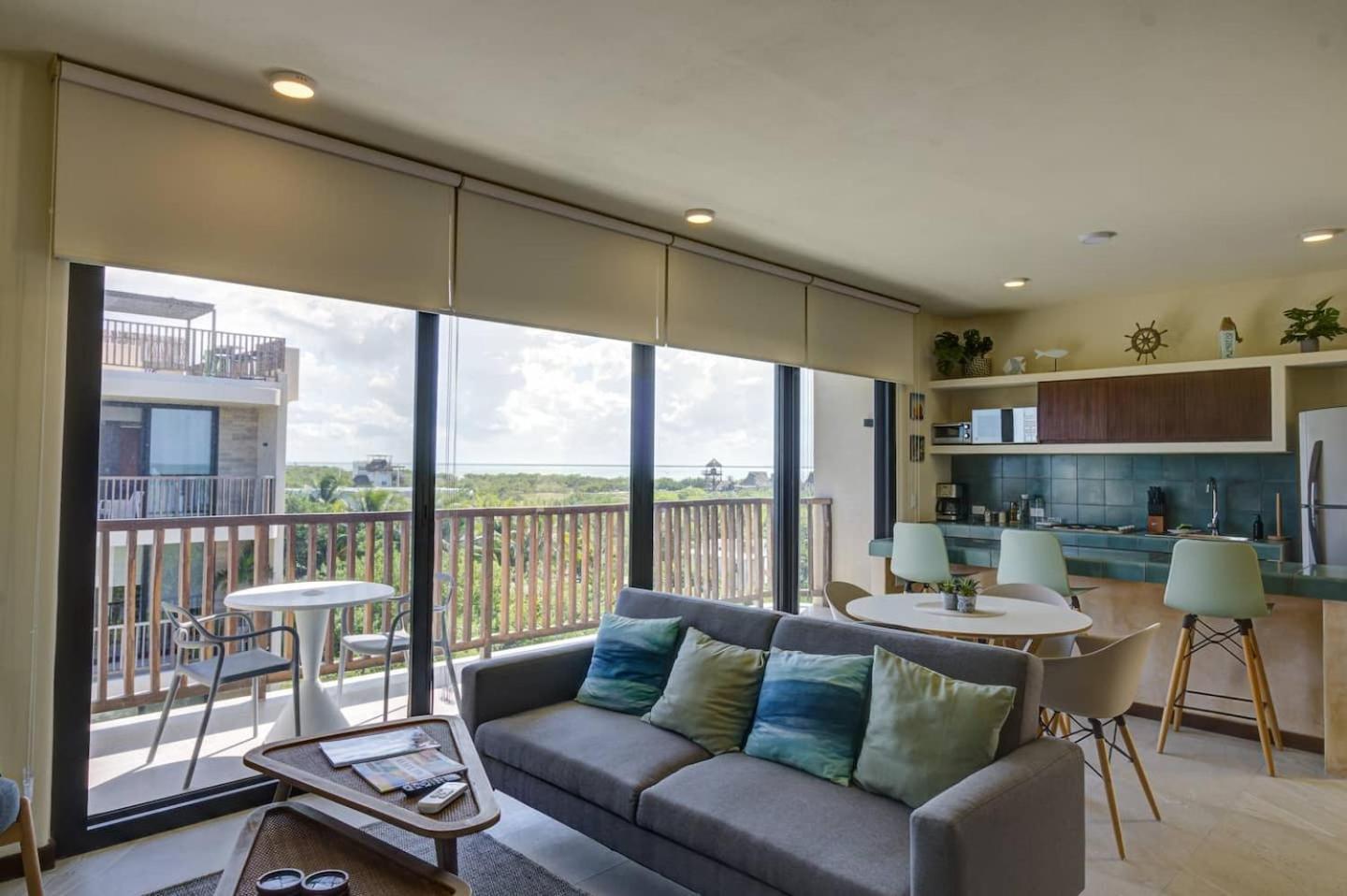 Beautiful Ocean View Penthouse With Private Pool -C301 Otel Isla Holbox Dış mekan fotoğraf