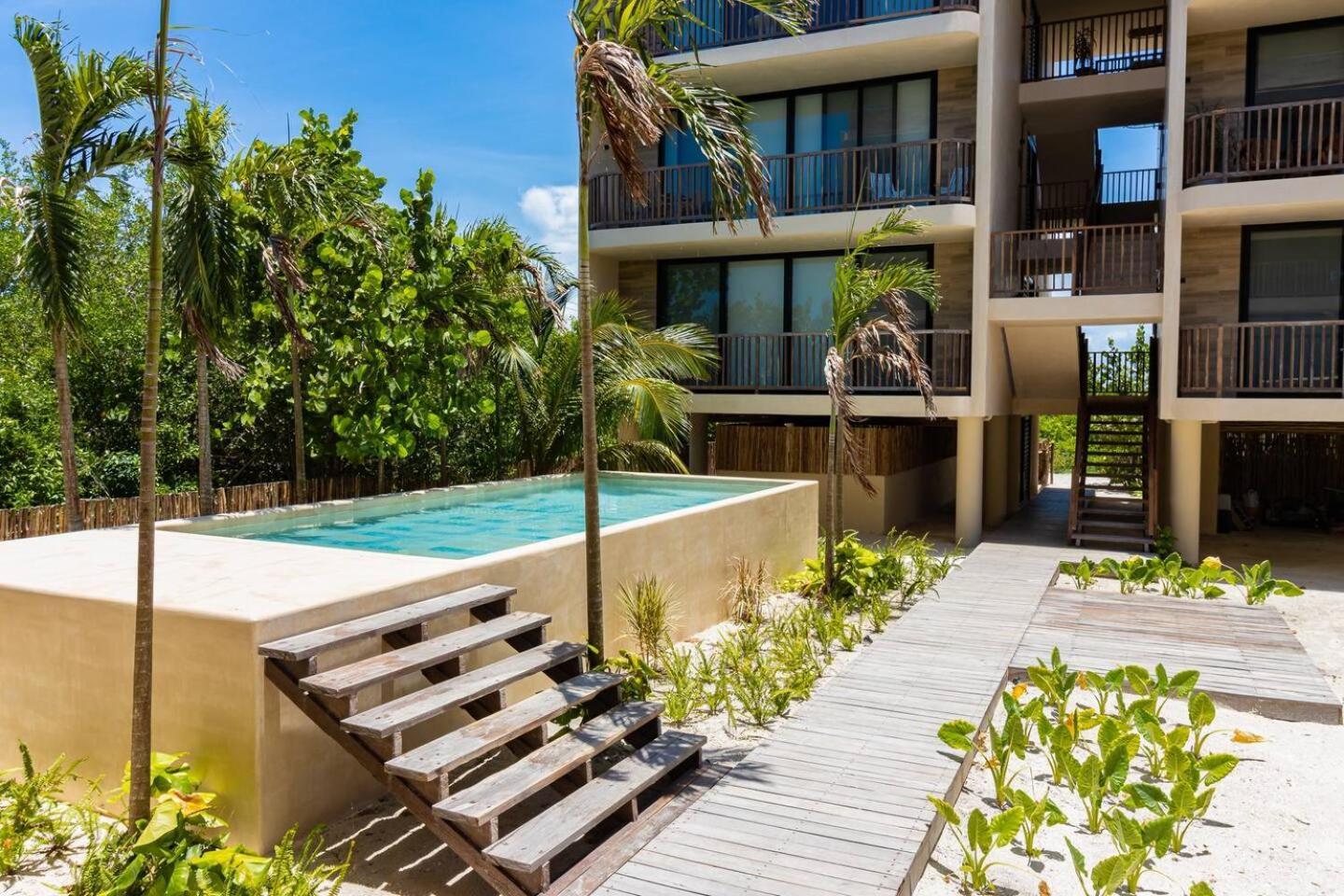 Beautiful Ocean View Penthouse With Private Pool -C301 Otel Isla Holbox Dış mekan fotoğraf