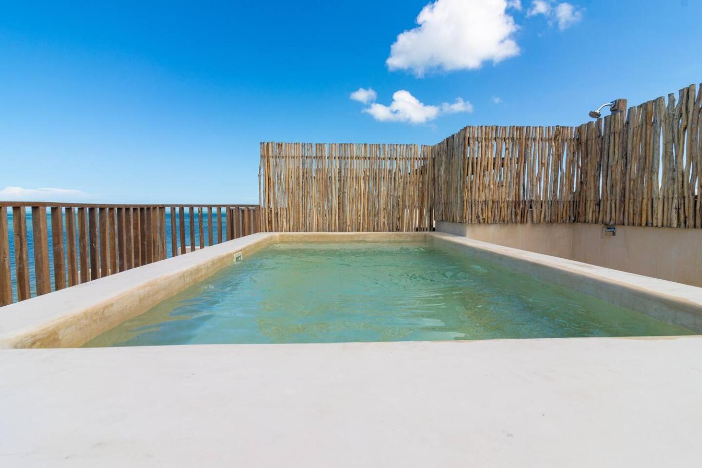 Beautiful Ocean View Penthouse With Private Pool -C301 Otel Isla Holbox Dış mekan fotoğraf