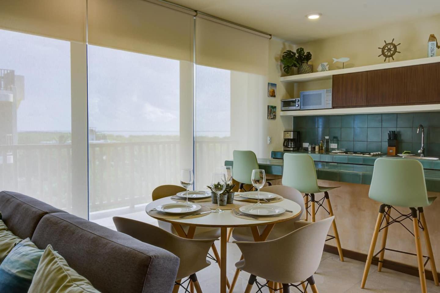 Beautiful Ocean View Penthouse With Private Pool -C301 Otel Isla Holbox Dış mekan fotoğraf
